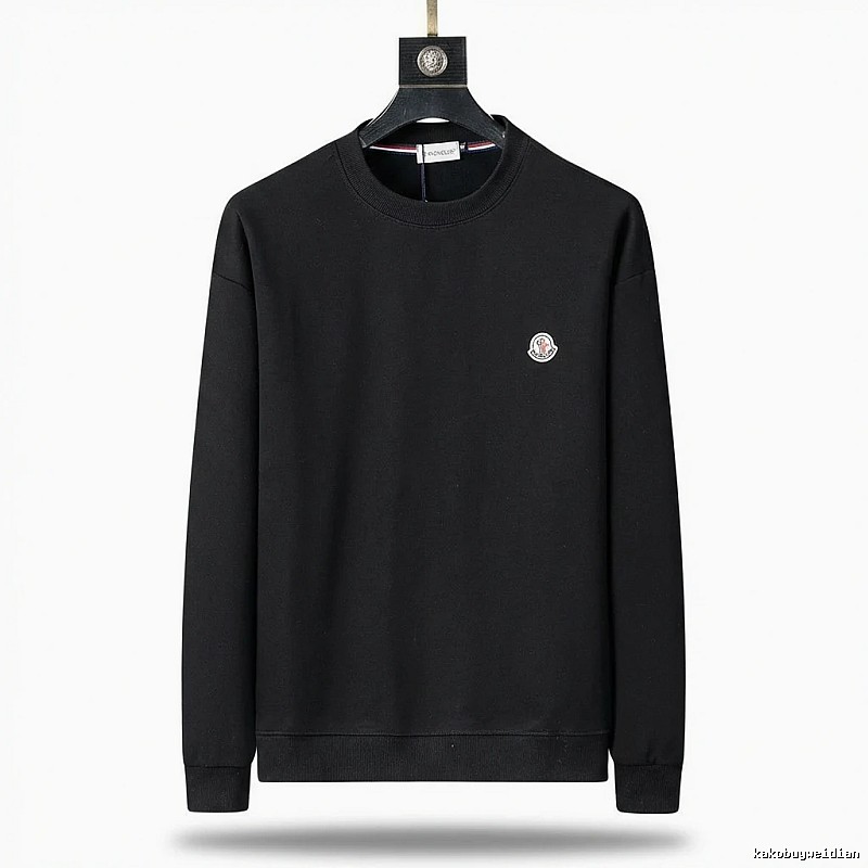 Moncler classic simple black sweatshirt
