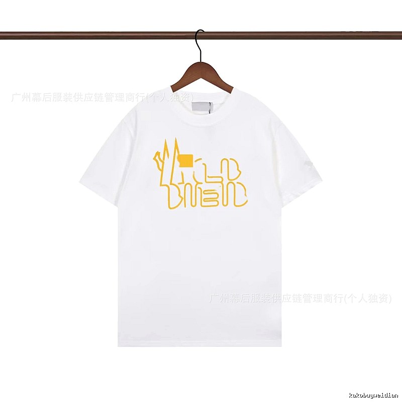 Moncler Line Sketch Print Casual Style White T-Shirt