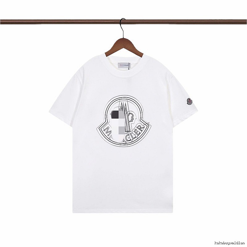 Moncler Logo Collection Trendy Style White T-Shirt