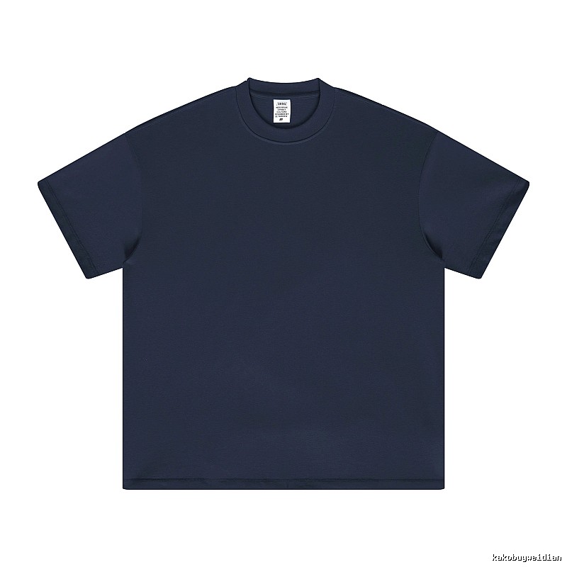 Monogram Plain white T-shirt Minimal White Short for Layered Styling