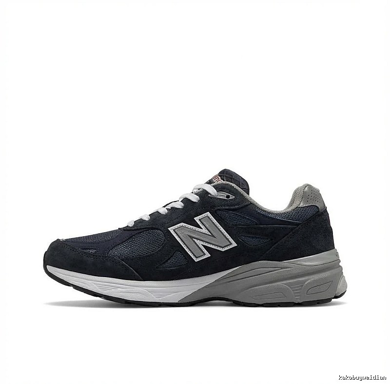 New Balance 990 Series Retro Black and Gray Sports Shoes