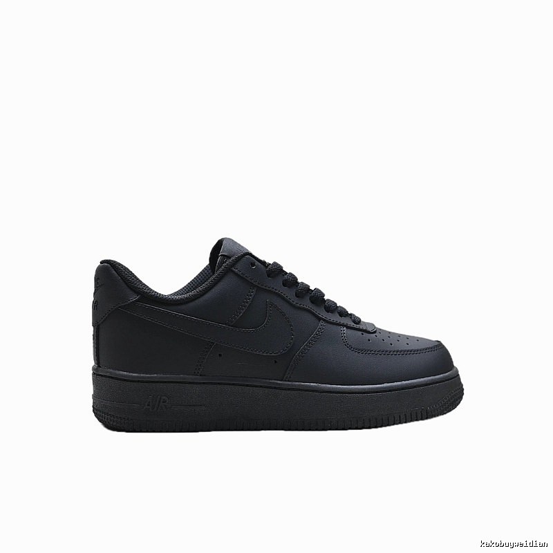 Nike Air Force 1 black trendy sneakers