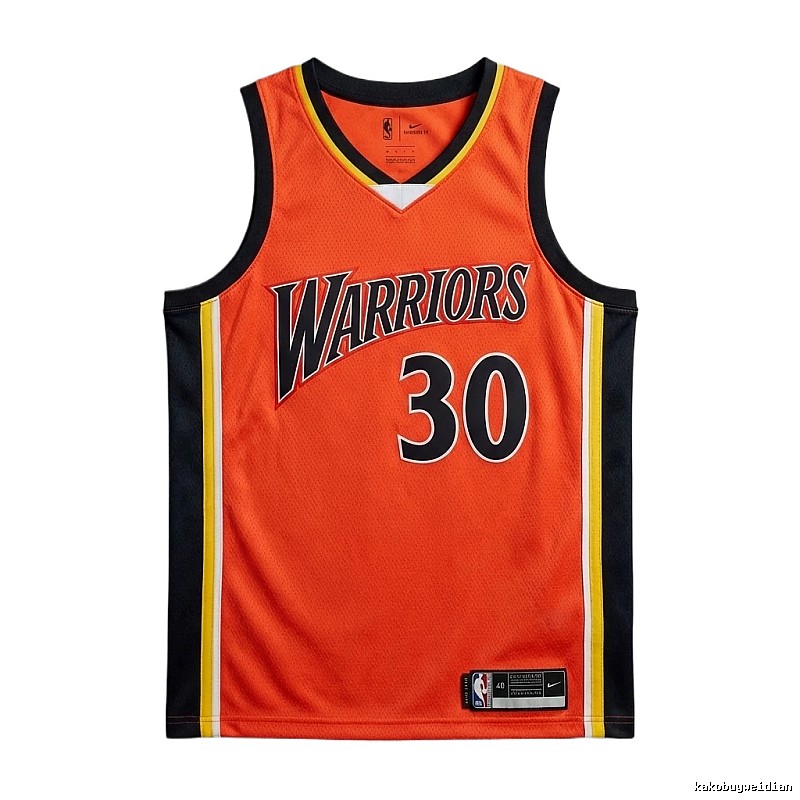 Nike Curry series orange and black basketball uniforms