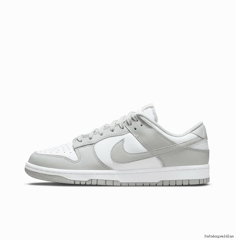 Nike Dunk simple style gray and white shoes