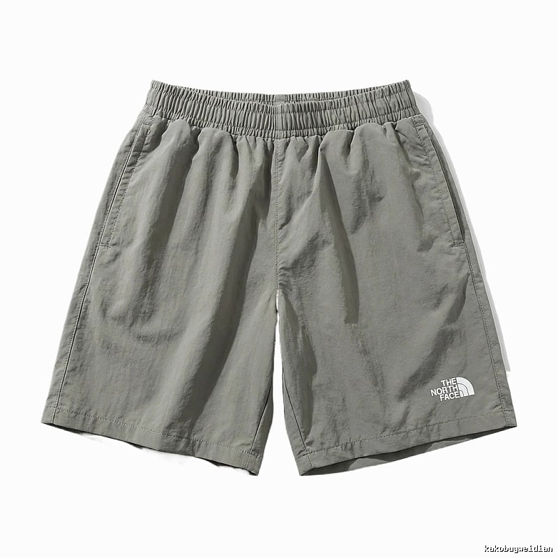 North Face casual style gray-green shorts