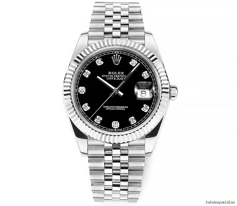 Occasion Rolex Datejust Automatic Watch - Silver And Black