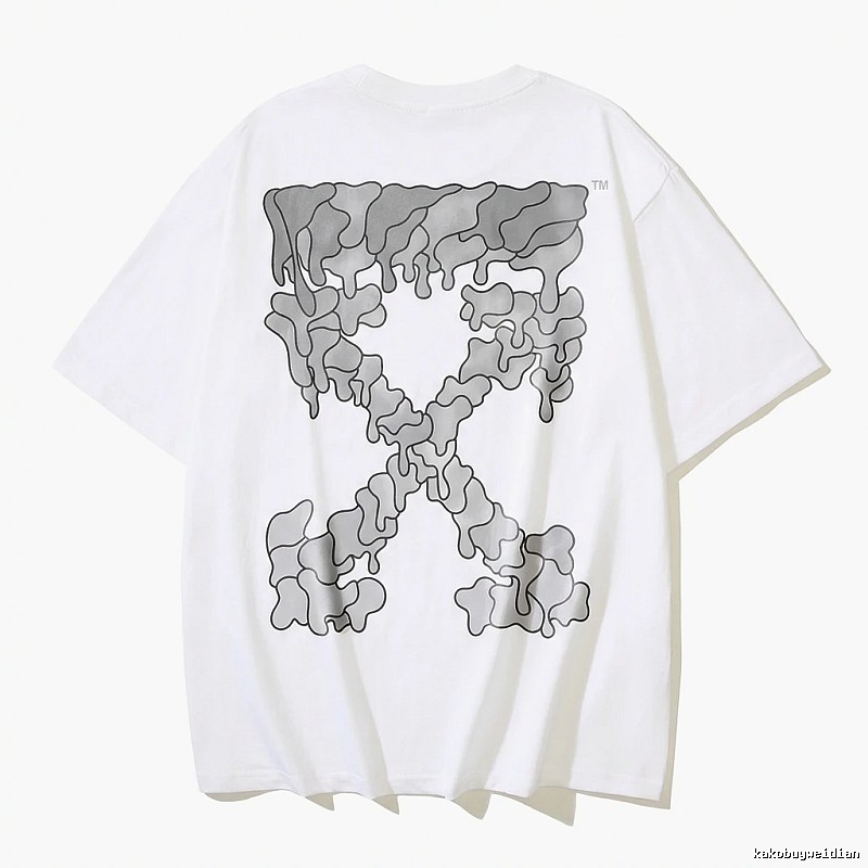 Off-White Gradient Style White T-shirt