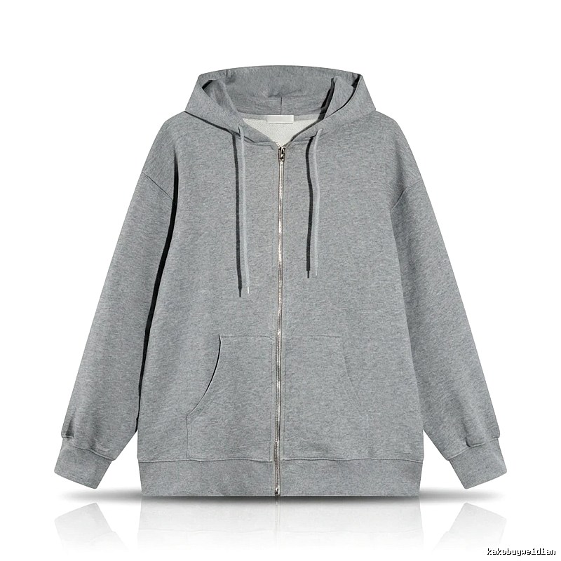 Other simple style hooded gray sweatshirt