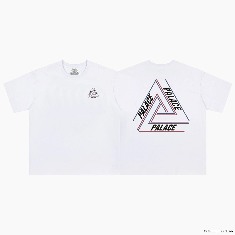 Palace Classic Triangle Street Style White T-shirt