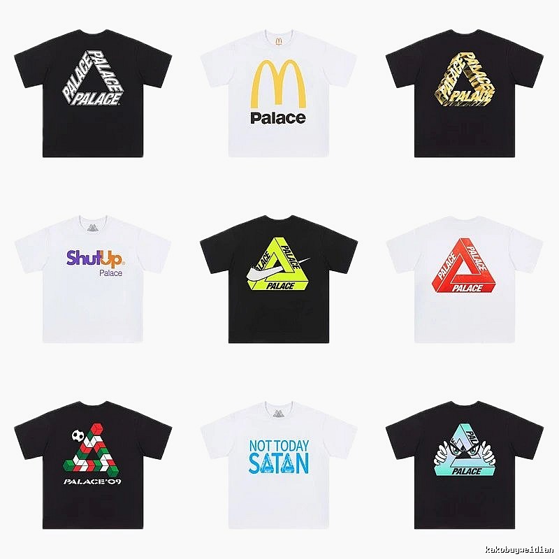 Palace Triangle Series Street Style Multicolor T-shirt