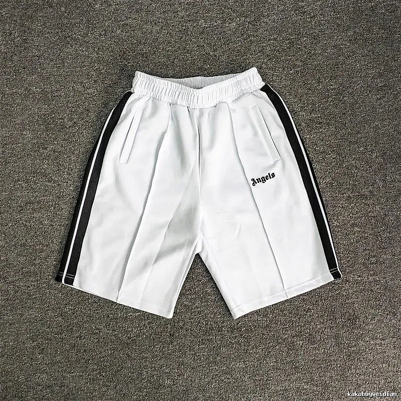Palm Angels Casual Track shorts Black Side Stripe for Streetwear Looks