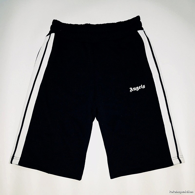 Palm Angels Classic Track shorts Black Side Stripe for Daily Styling