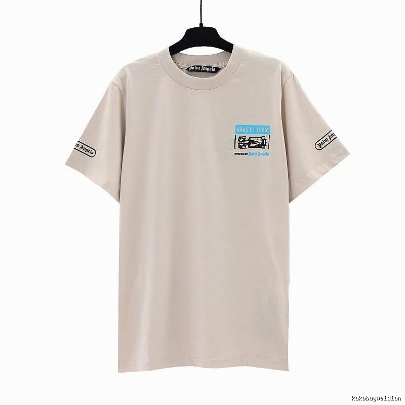 Palm Angels Daily Logo T-shirt White Palm Tree for City Outfits