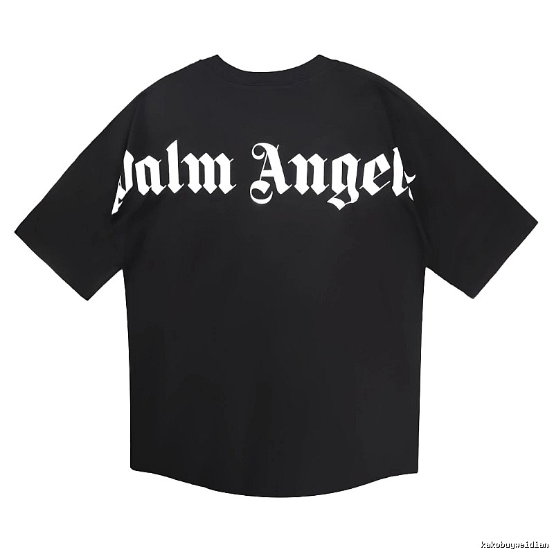 Palm Angels Patterned Logo T-shirt White Palm Tree with Signature Styling