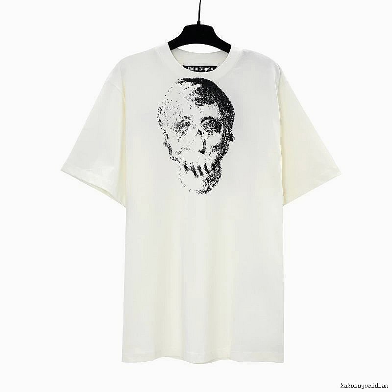Palm Angels Relaxed Logo T-shirt White Palm Tree with Designer-Inspired Detail