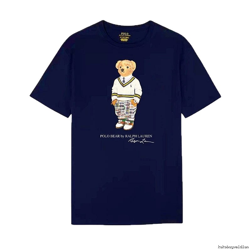 Ralph Lauren Bear Trend Brand Sapphire Blue T-shirt