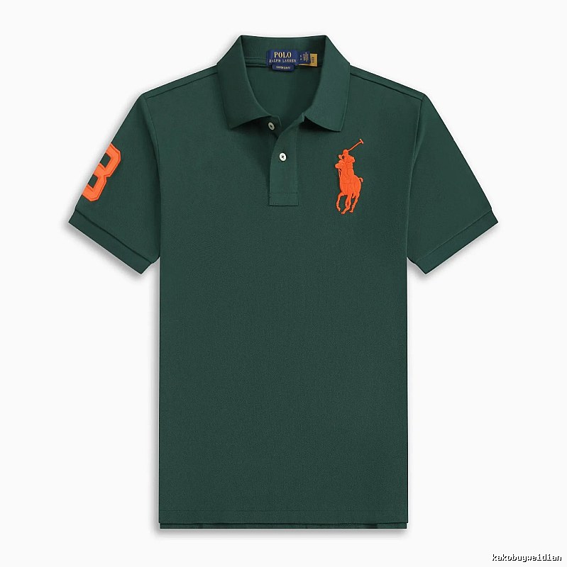 Ralph Lauren Polo American retro style dark green shirt