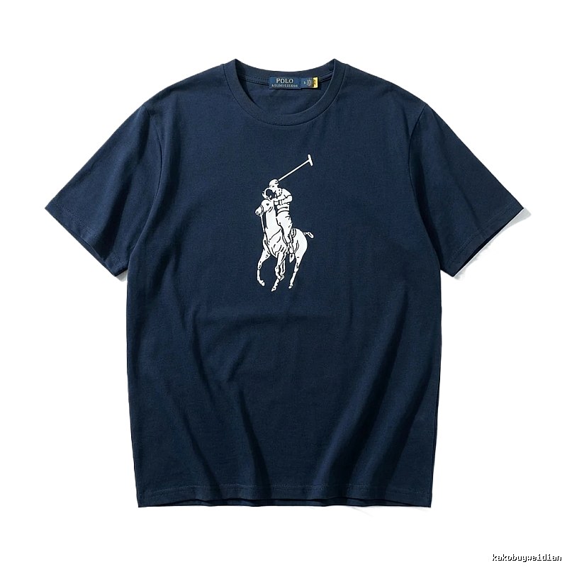 Ralph Lauren Polo Navy Blue Trendy T-shirt