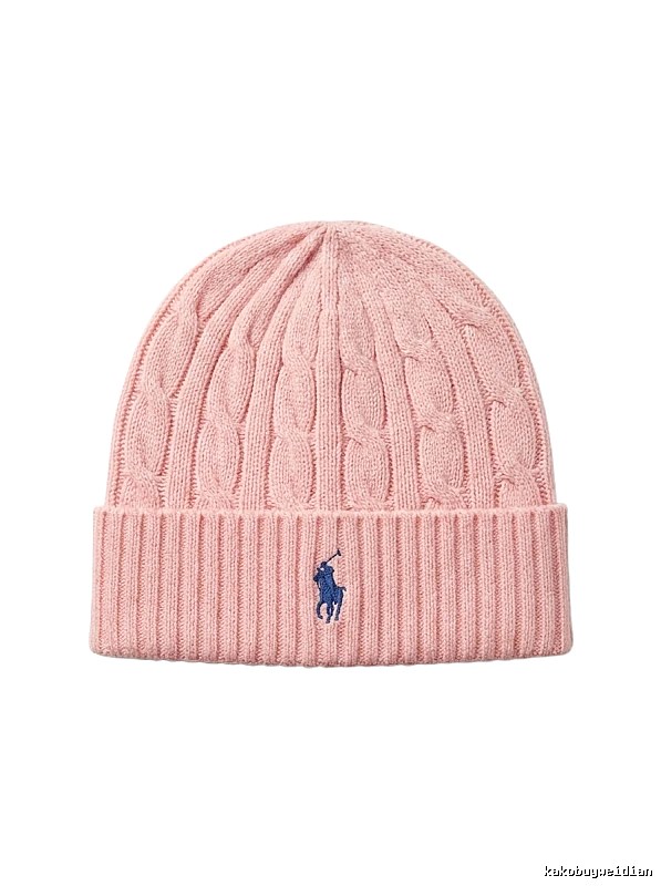 Ralph Lauren Polo Pink Knitted Hat