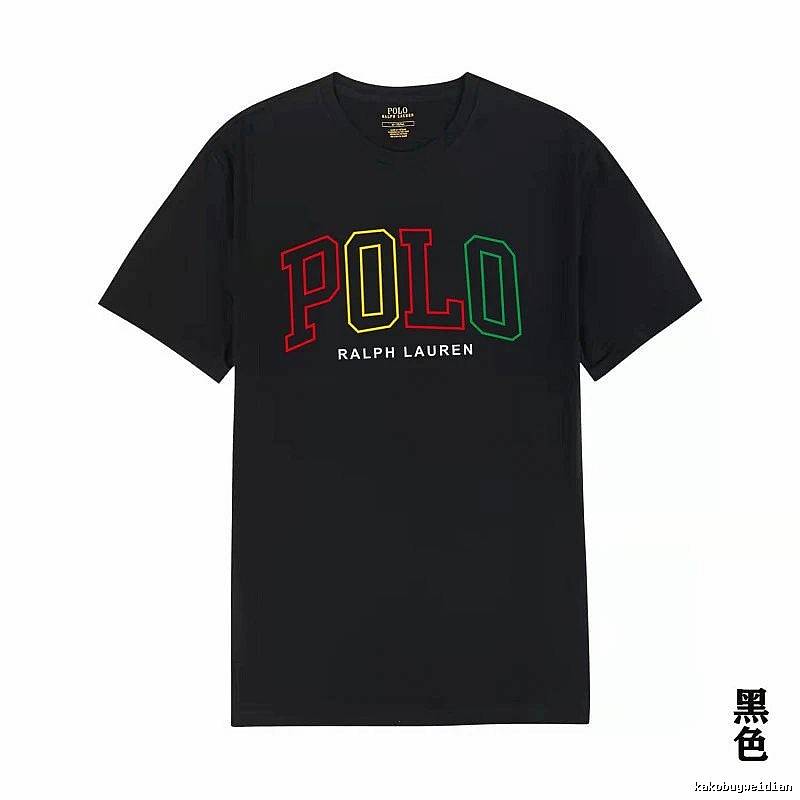 Ralph Lauren POLO-style black T-shirt