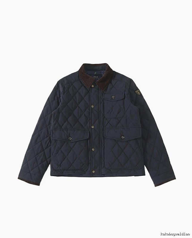 Ralph Lauren retro-style navy blue jacket
