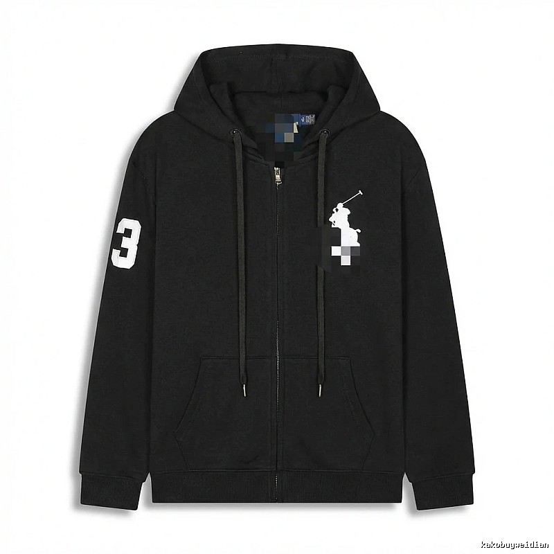 Ralph Lauren sporty black hoodie