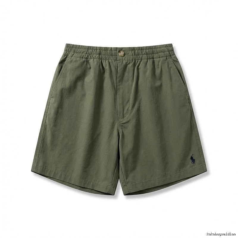 Ralph Lauren's casual-style military green shorts