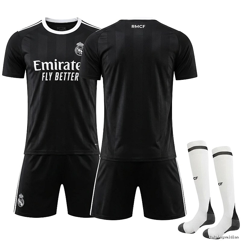 Real Madrid black sportswear suit