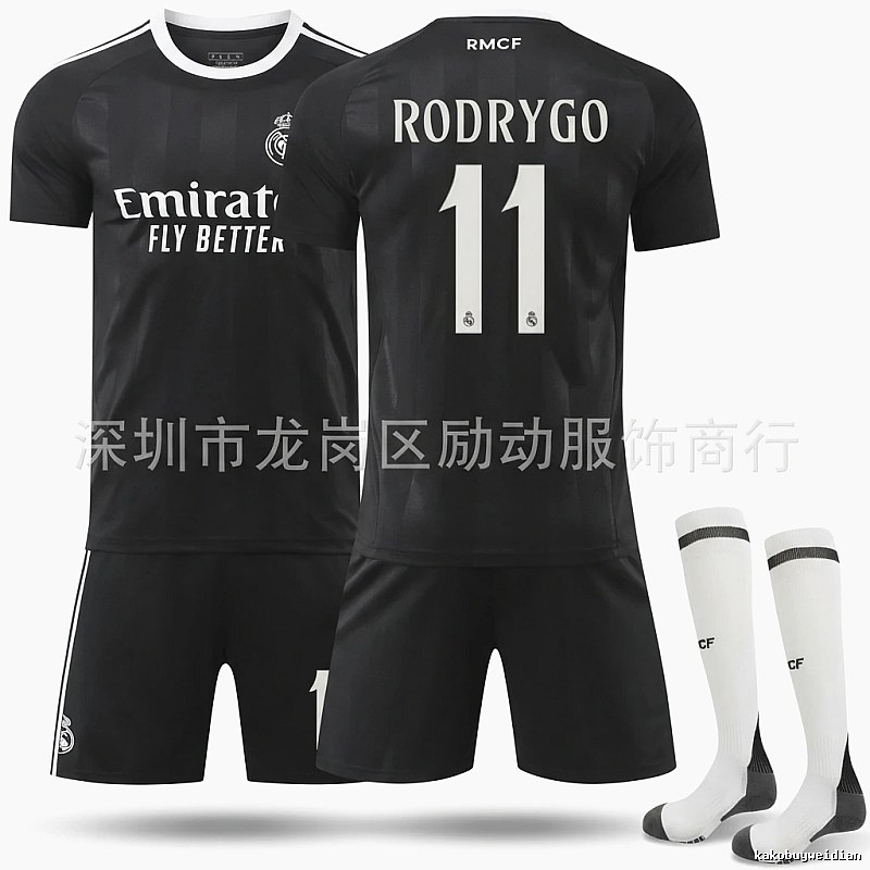 Real Madrid sporty black jersey