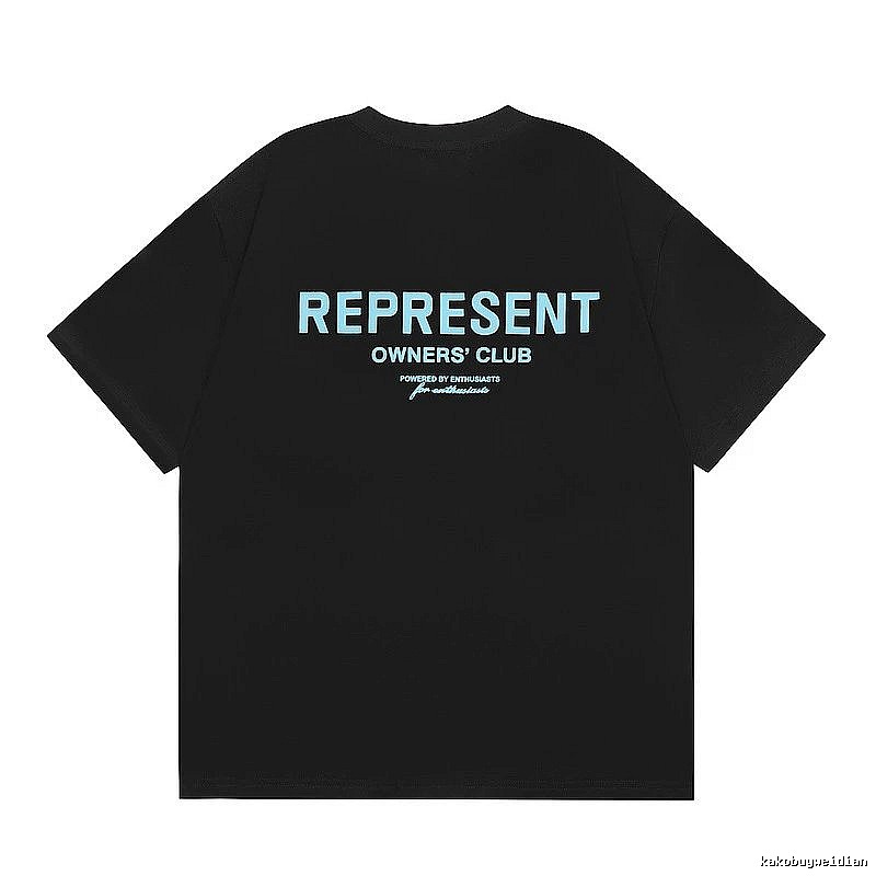 Represent Black Style 868 Owners Club T-Shirt Daily Styling Logo