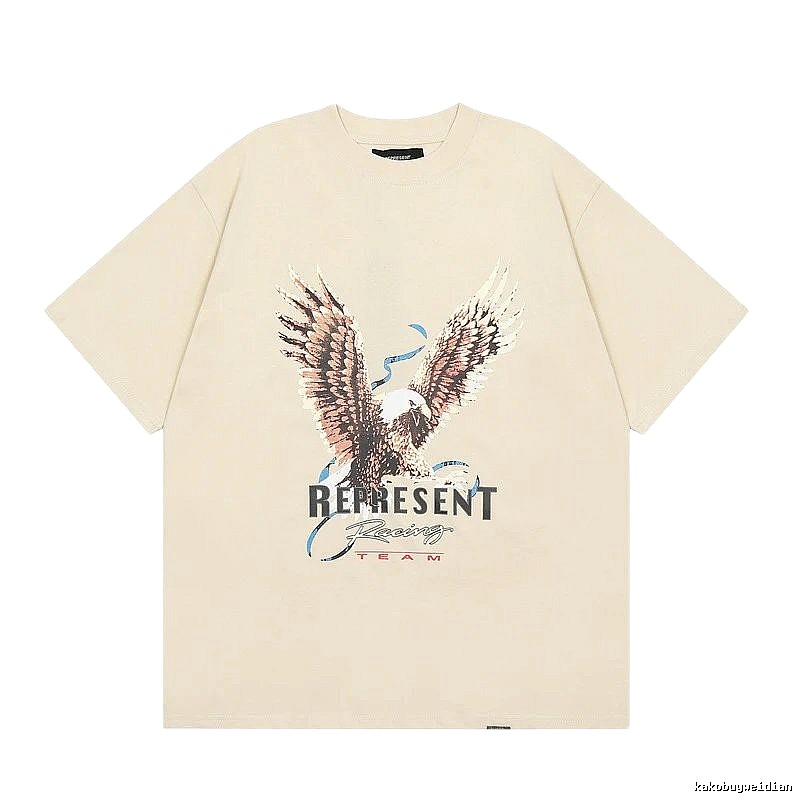 Represent Flying Eagle Vintage Beige T-Shirt