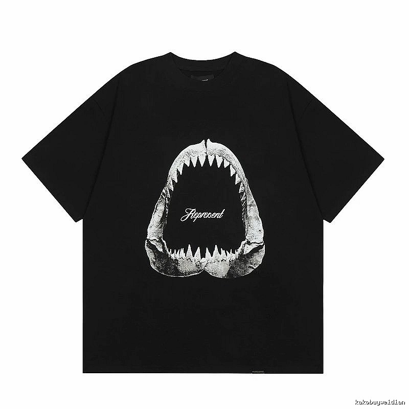 Represent Shark Jaw High Street Black Short Sleeve T-Shirt