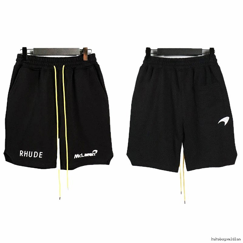 RHUDE Co-branded Black Shorts