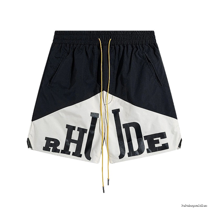 RHUDE Color-blocking Trendy Brand Shorts