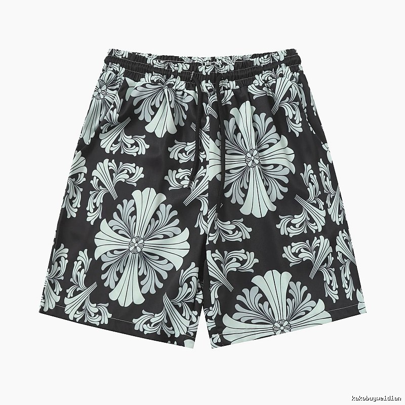 Shorts Styling Black Floral Button Shirt Resort Wear