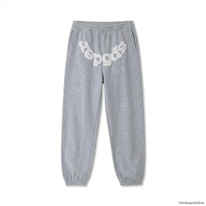 Sp5der Starry Rhinestone Wind Track Pants