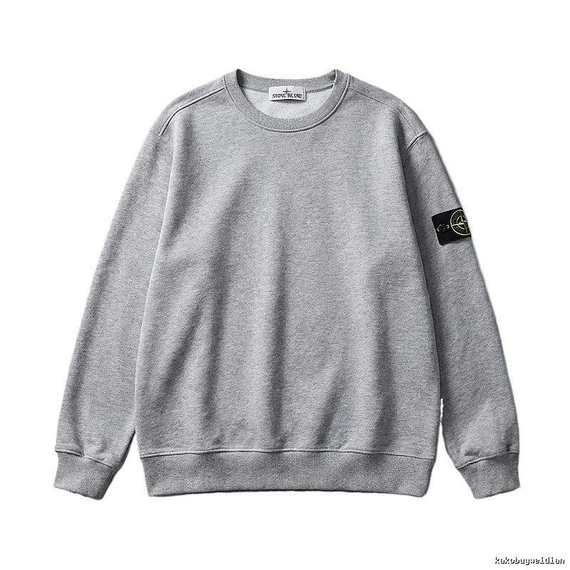 Stone Island basic grey sweatshirt