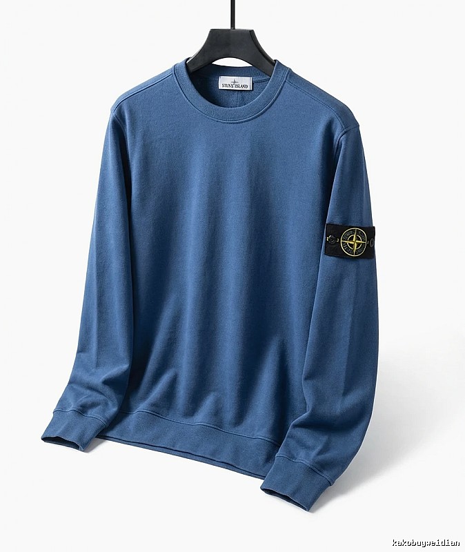 Stone Island blue casual sweatshirt