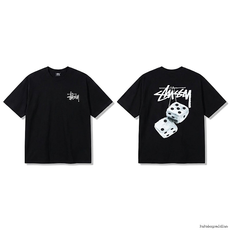 Stussy Dice Style Black T-shirt