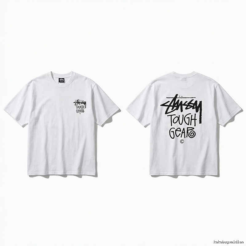 Stussy Graffiti Style White T-shirt