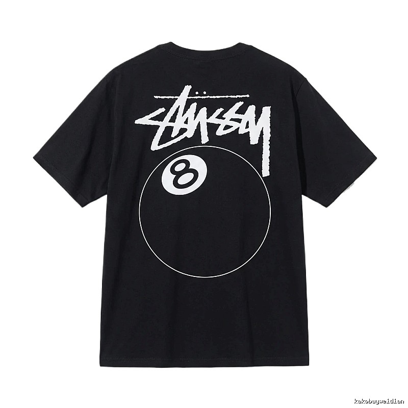 Stussy No. 8 Ball Style Black T-shirt