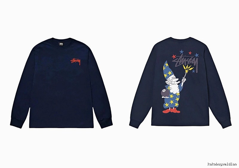 Stussy Wizard Series Dark Style Long-sleeve