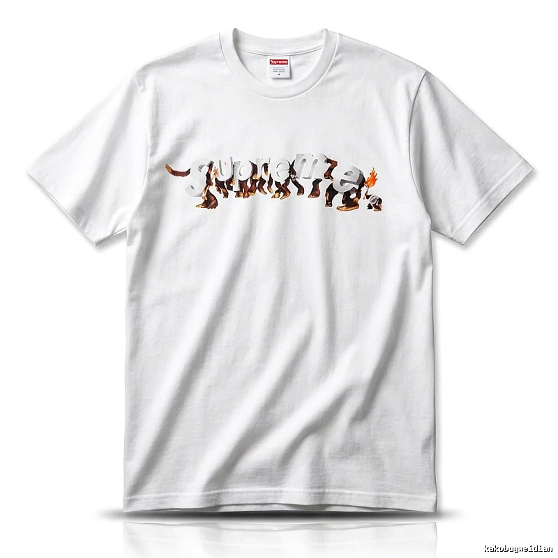 Supreme Animal Print White T-shirt