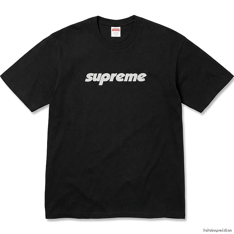 Supreme basic simple black T-shirt
