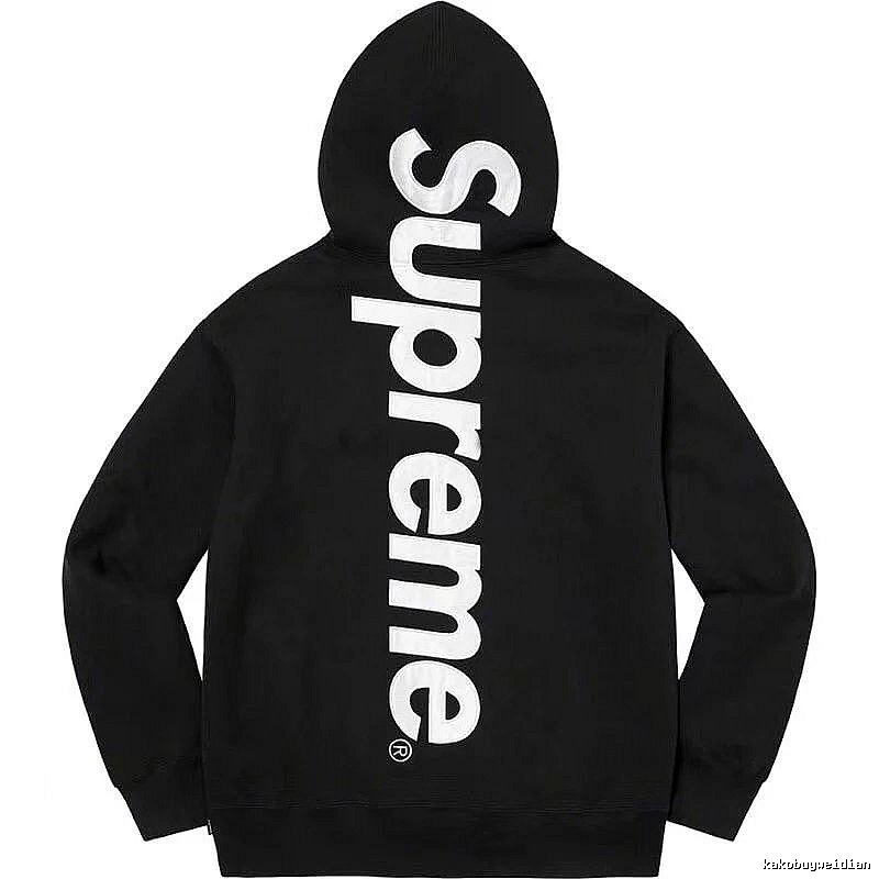 Supreme Gift Ready Logo hoodie Gray Red Oversized with Standout Detail