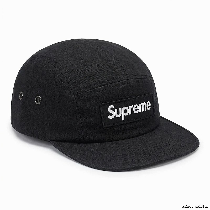 Supreme Simple Black Baseball Cap