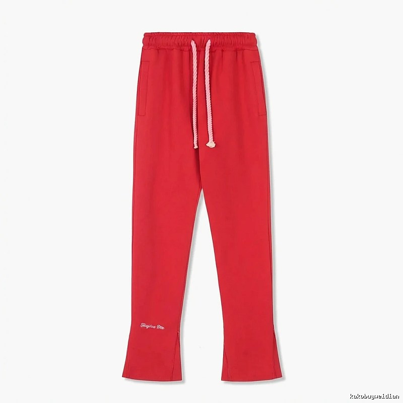 SynaWorld casual-style red long trousers