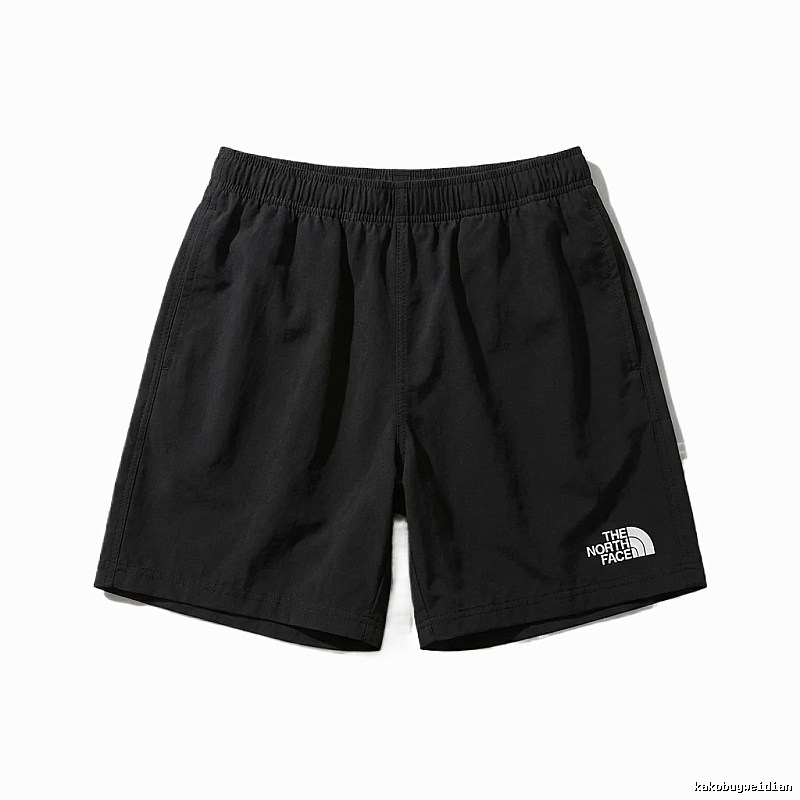 The North Face minimalist style black shorts