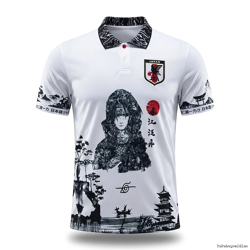 Tokyo Ghoul wind white short-sleeved shirt.