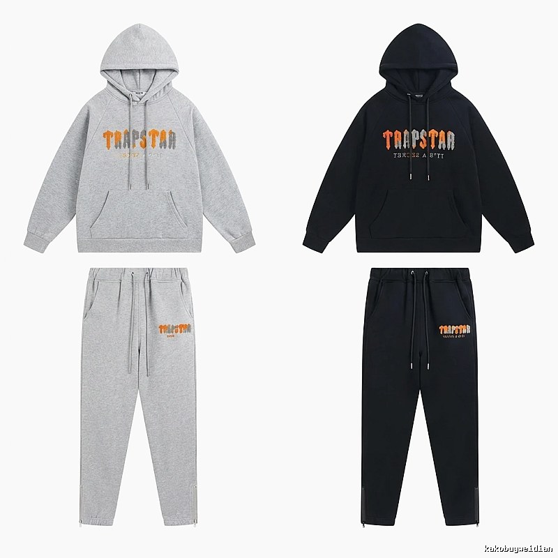Trapstar Printed Streetwear Set (Grey/Black)